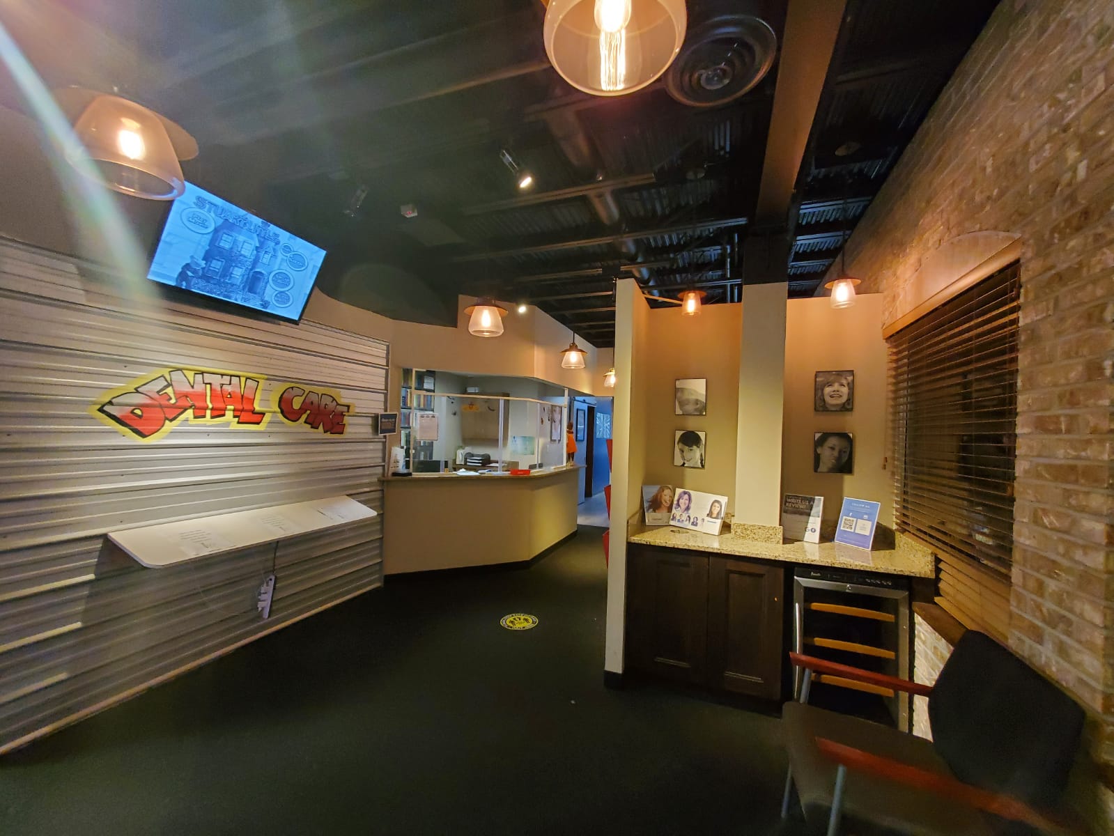 Dental Care Orthodontics front desk and reception in Stamford, CT